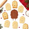 3D Faith Christmas Mini Pie Set Religious Hand Pie Pastry Pocket Cutter Tool