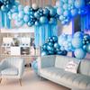 Realm Blue Macaron Balloon Set, Opening Birthday Wedding Party Wedding Decoration Balloon Chain Set