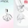 Charms Copperpink Infinite Love, Beautiful Life Heart Beads Fit Charms Plataoriginal Bracelet Women Jewellery Making Gifts