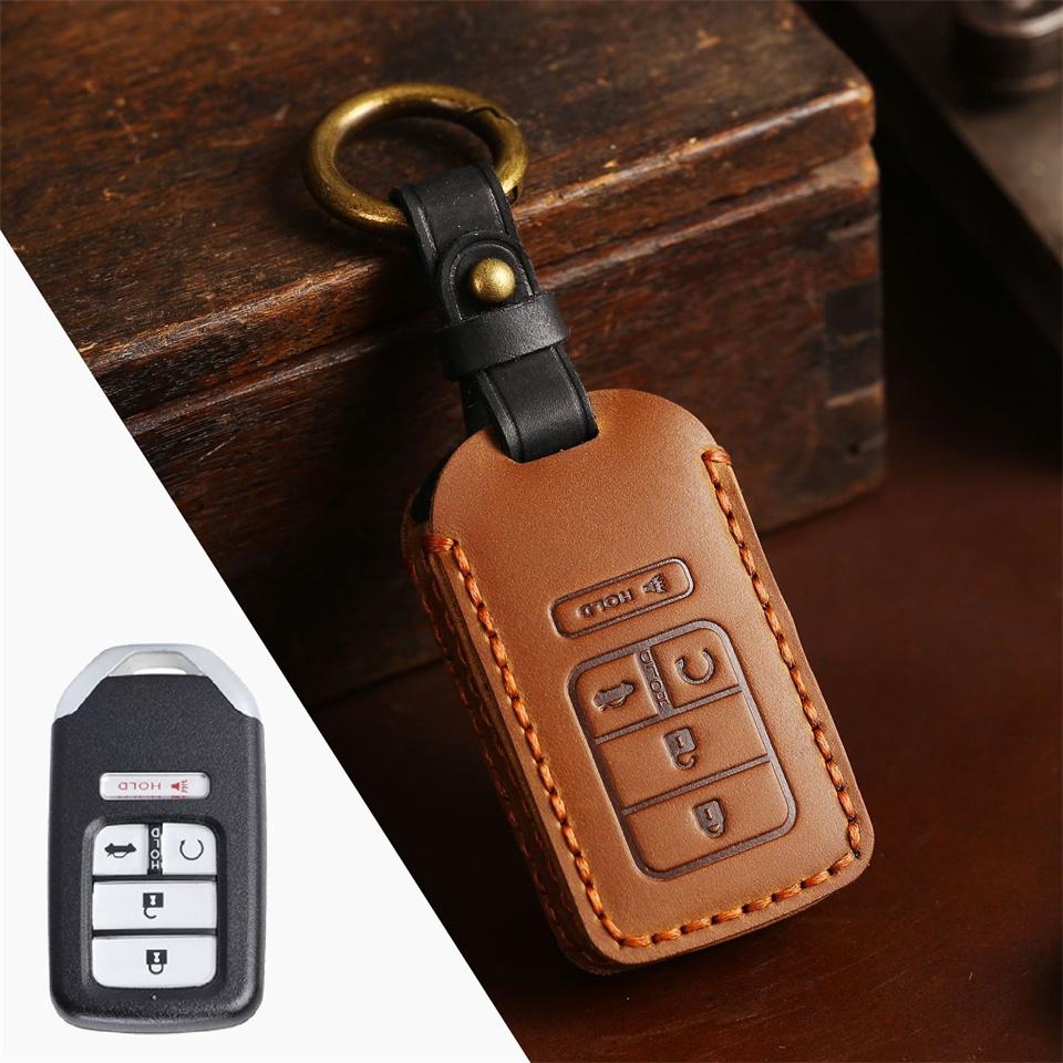 Car Key Case Key Shell Set for Honda CR-V ACCORD ODYSSEY CIVIC Ect All-inclusive Protection Keychain Accessories Holder Shell