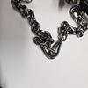 [Pre-Owned] Silver Hardware Monogram Print Chain Shoulder Bag Coated Canvas Leather Crossbody Mini - Very Good #3MITCR