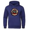Sonbahar Kış Erkek Kapşonlu Tam Gaz Cafe Racer Rockabilly Biker Kazak Hoody Polar Sıcak Erkek Hoodies Hip Hop Spor Giyim