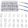 Linkstyle 395PCS Connector Pins Terminal Kit, 21 Types Automotive Car Electrical Wire Terminal, 1/1.5/1.8/2.2/2.8/3.5mm Non-Insulated Plug Removal