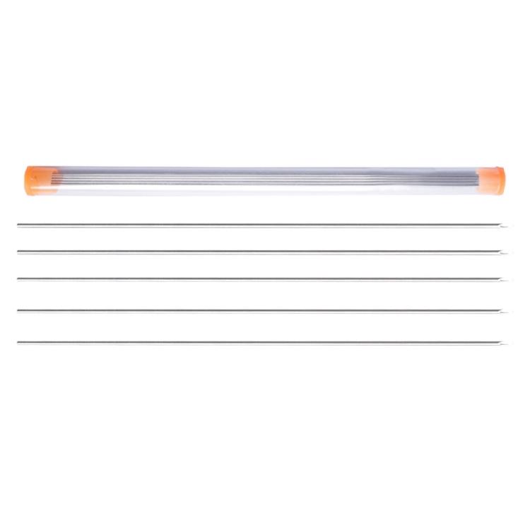 5pcs Fishing Penetrating Baiting Needle Driller Fishing Rigging Needle Stainless Hollow Earthworm Hooking Needle