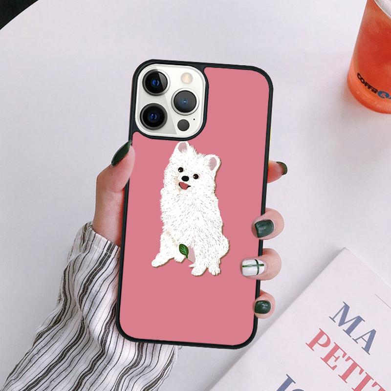 Japanese Spitz Dog Phone Case For iPhone 17 Air 14 13 12 16Pro Max 15  Plus Cover Shell Max coque