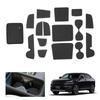 GAFAT Door Pocket Rubber Mats Center Console Silicone Tray for Honda Vezel Late Honda Interior Mats for and Vezel Custom Parts of (15 Pieces) & (1