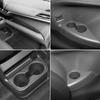 SENSHINE Cup Holder Ert For Toyota Sienna Accessories 2024    Center Console Liner Door Pocket Non-Slip Anti Dust Pad Premium Interior 25Pcs Set