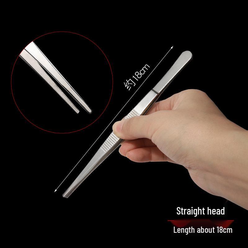 Non-slip Stainless Steel Tweezers for Gardening, Aquariums, and Succulents