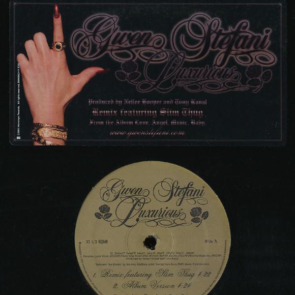 12inch Record GWEN STEFANI  Luxurious B000582311 Interscope Reco 2005 US Rap  HipHopRB Used