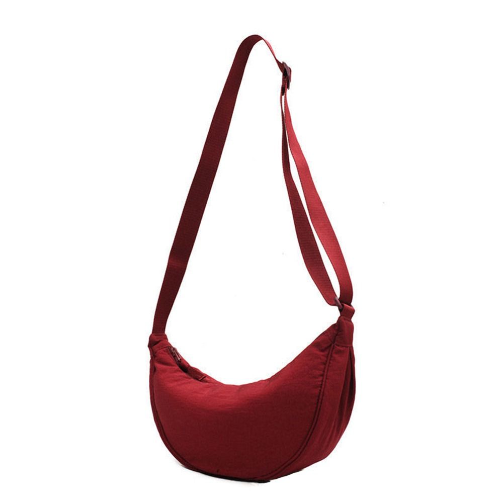 High Quality Casual Style Dumpling Bag Solid Color Large Capacity Crossbody Bag Nyl Female Shoulder Bags Travel Shopper
