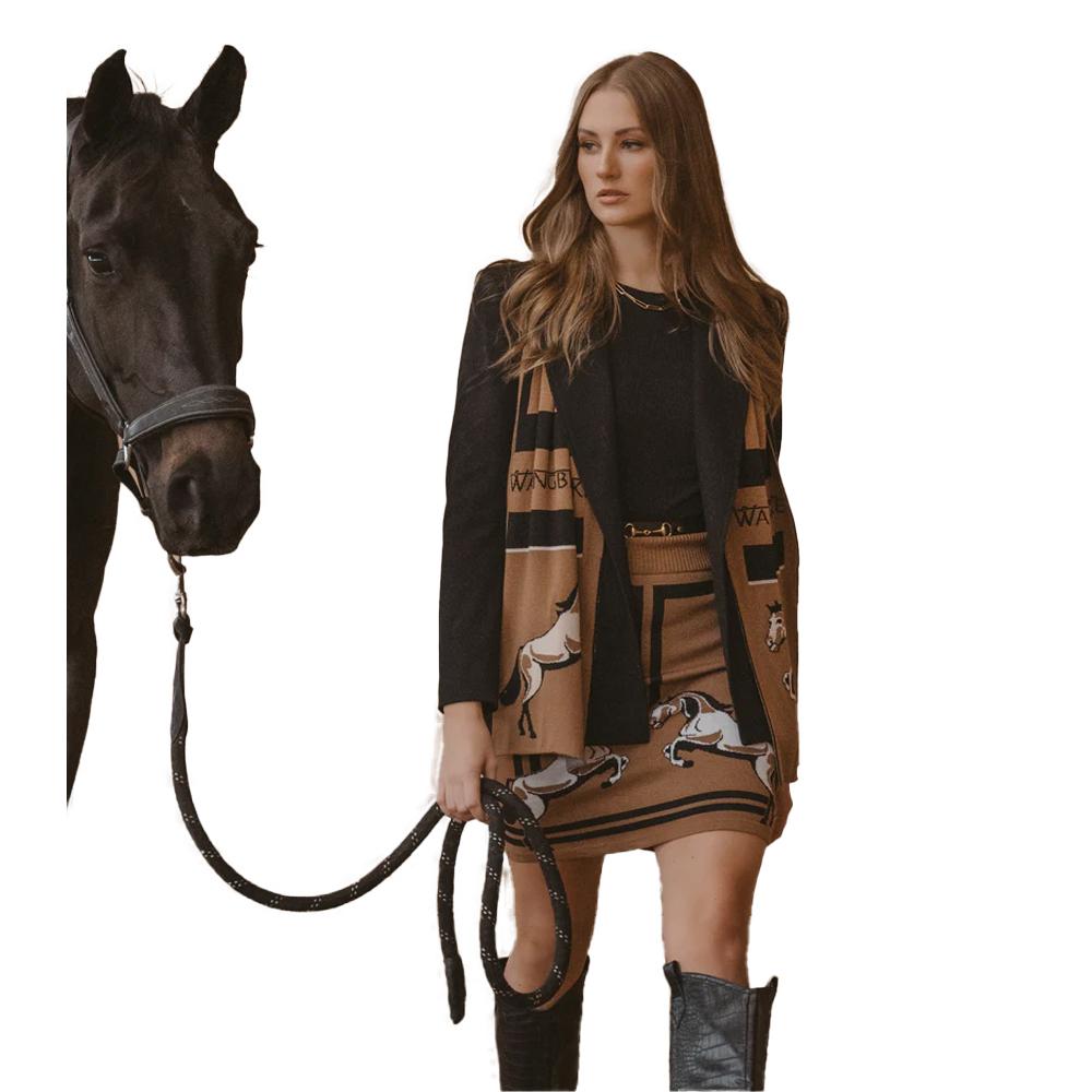 Waring Brooke Unisex Adult Horse Scarf