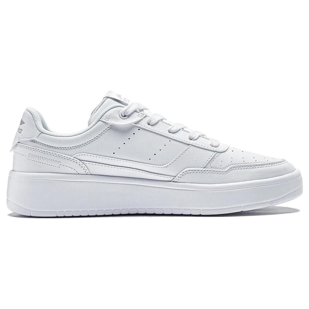 New LINING Relaxing Skateboard Shoes Men Low Top White AGCT401-1