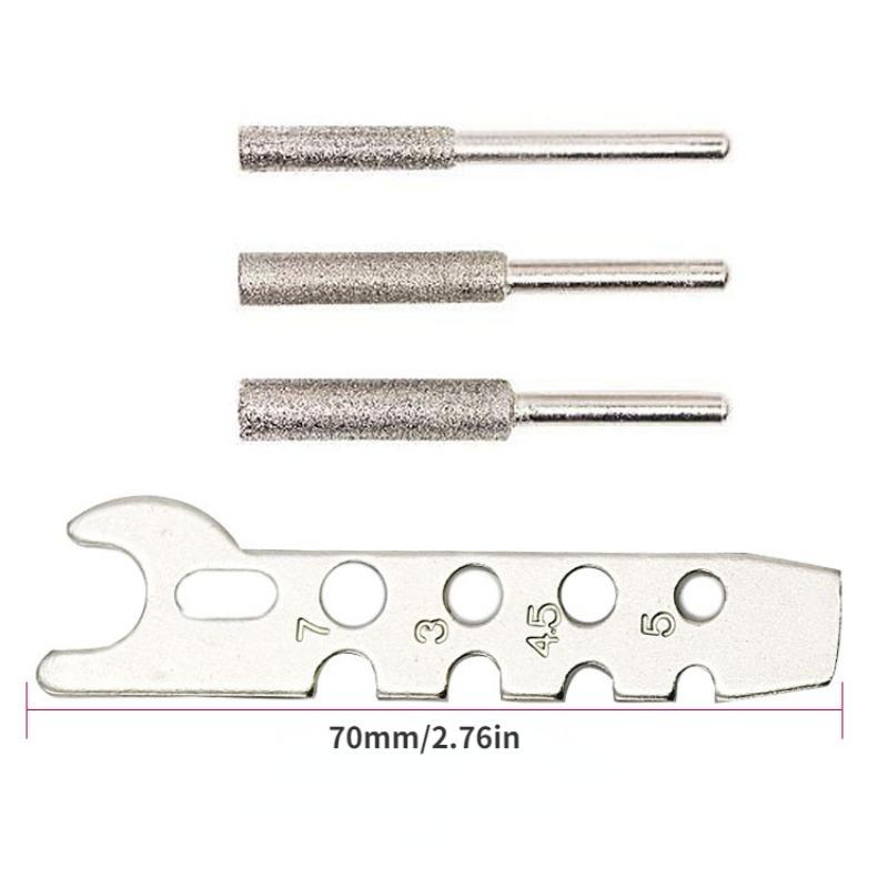 1 Set Saw Sharpening Attachment Sharpener Guide Drill Adapter for  Drill Rotary Accessorie