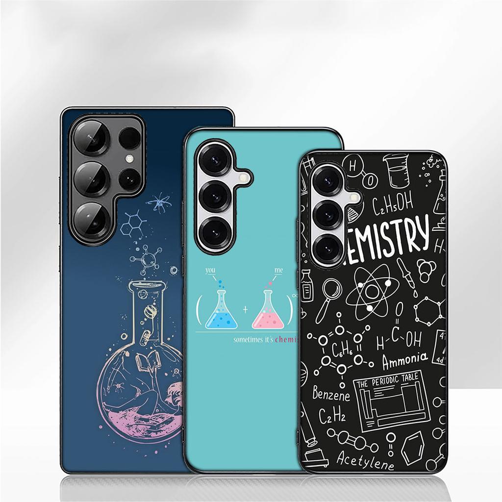 Chemistry Science Phone Case for Motorola Moto Edge 70 60 Fusion 40 NEO 20 Pro G Stylus G56 G96 G71 G73 G41 G42 G50 G51 G52