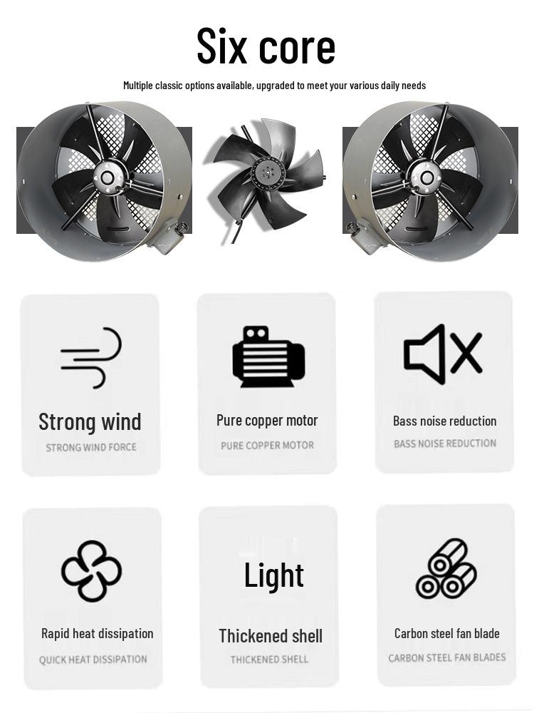 G-type Variable Speed 380V Axial Flow Cooling Fan with External Rotor