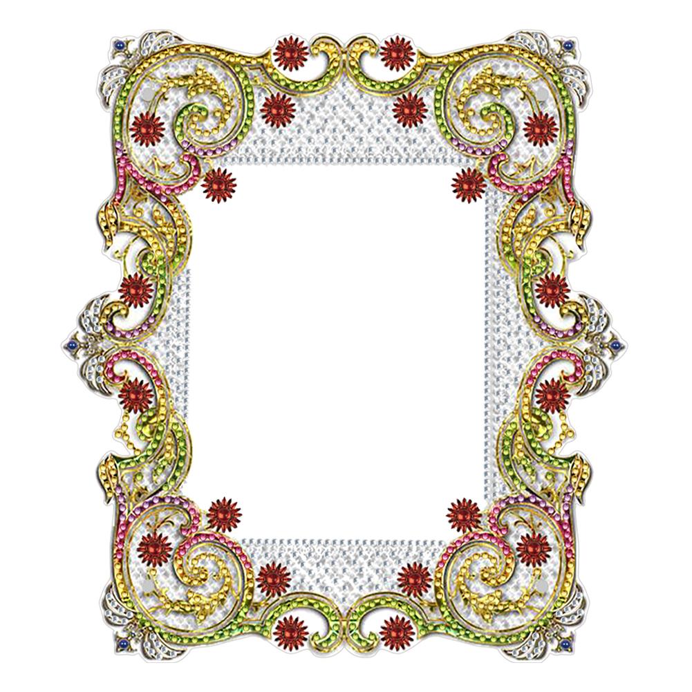 Sada pro DIY diamantové malování se speciálním tvarem květinového stolního diamantového malování ornament diamantový malování fotorámeček pro domácí kancelář