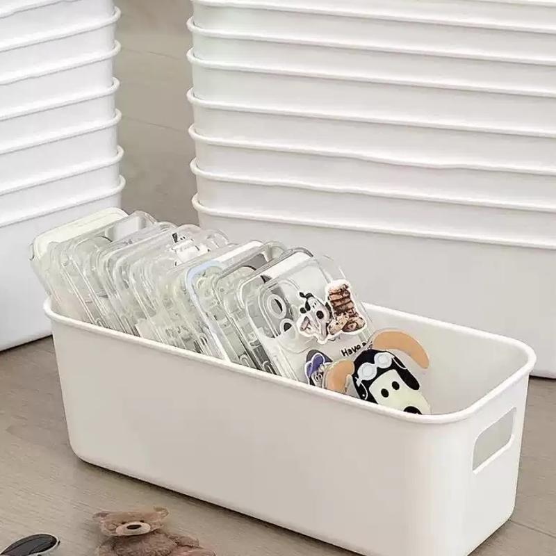 Thickened Rectangular Storage Box For Cosmetics Socks Cards Snacks Phone Cases And Living Room Drawers/Gap Storage