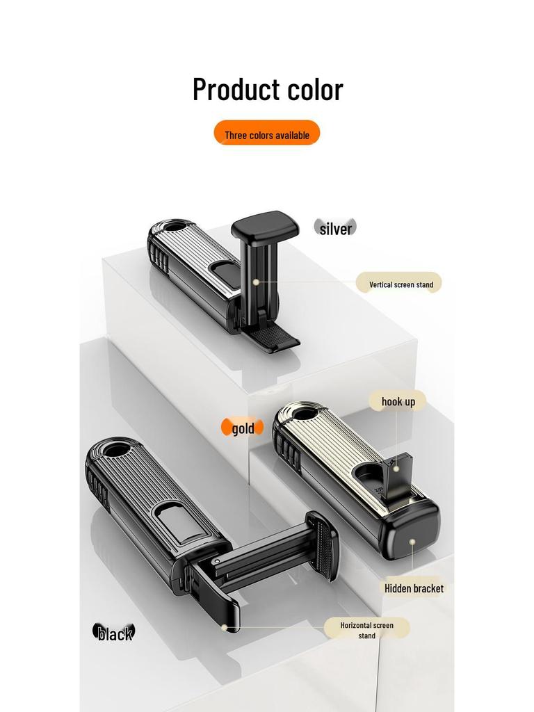 Rear Seat Car Phone Holder & Hook Combo