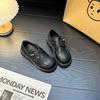 Spring and Autumn Fashionable Versatile Soft-soled Performance Leather Shoes for Boys and Girls