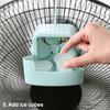 Hanging Fan Cooler with Hook Reusable Ice Cube Water Holder Fan Home Office Dormitory Fan Mini Cooling Device