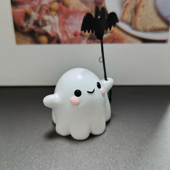 Halloweenská ozdoba Duchové Netopýři Vyřezávaná pryskyřičná soška Vodotěsná Halloweenská figurka Vnitřní Venkovní Dekorace