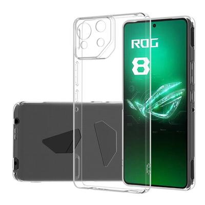 Transparent Airbag Shockproof Phone Case For Asus ROG Phone 8 Pro Camera Lens Protection TPU Soft Back Cover For Asus ROG Phone 8Pro