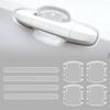 Harrier Compatible Door Handle Protector, Set of 8, Transparent Cover, Genuine Fit Design, Completely