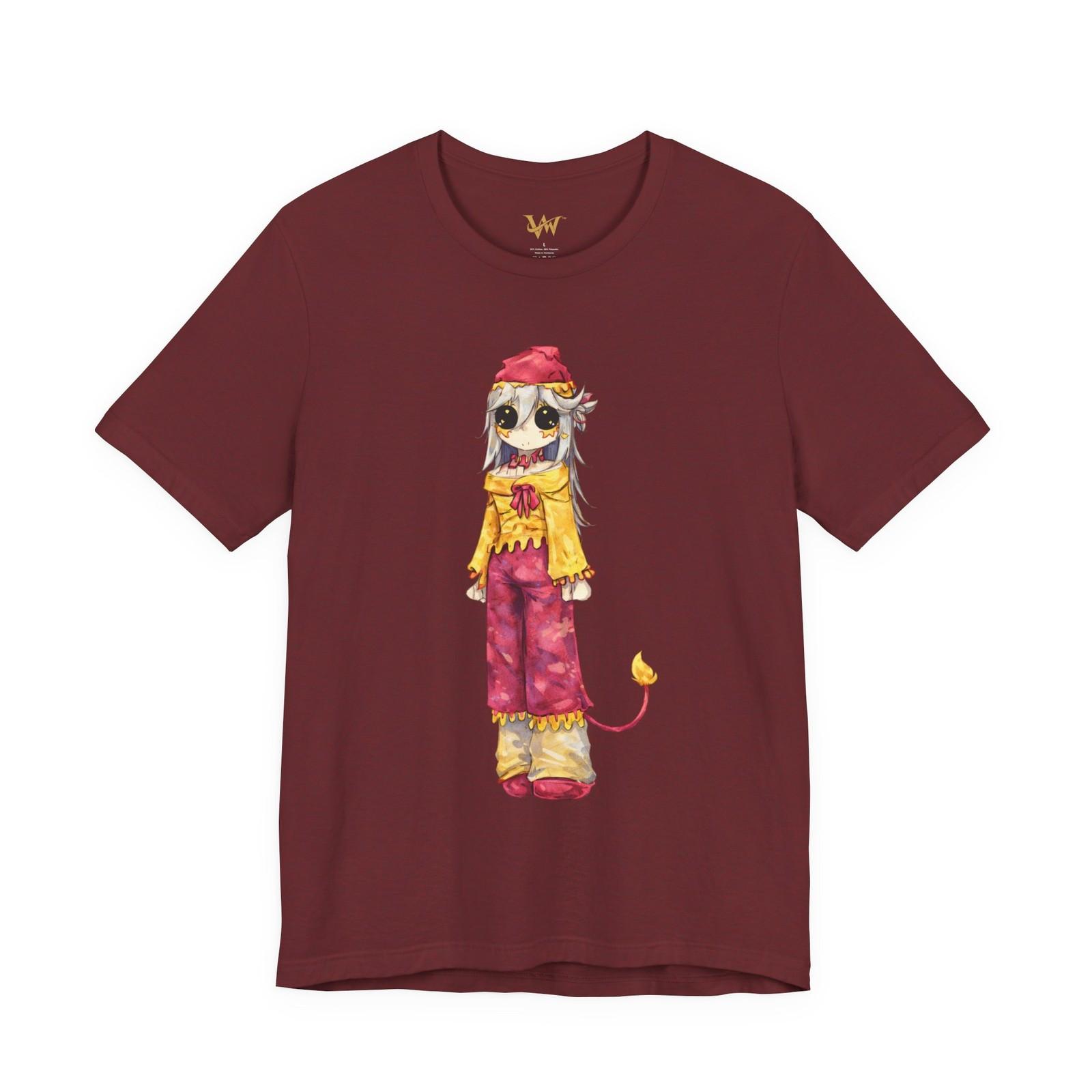 Cute Little Demon Girl Tee | Kawaii Devil Character Shirt, Anime Chibi Design S разноцветный