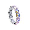 Colorful European Crystal Rhinestone Elastic Bridal Bracelet