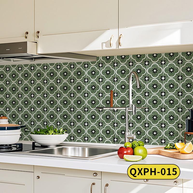 Selbstklebende Wandaufkleber und Wandbilder, Wasserdichte Keramik-ähnliche Oberfläche, Geeignet für Heimdekoration, Wohnzimmer, Küche, Wände und Badezimmer.