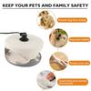 Flea Trap Dome Flea Bed Bug Trap with 2 Trapping Boards, Odorless Non-toxic Flea Killer Trap Pad, Flea Trap Light Children and Pets Friendly