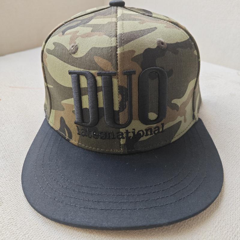 Letter Embroidered Flat-brim Baseball Cap New Universal Polyester Fiber Trendy Street Dance Sun Hat Baseball Cap