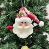1-10PCSChristmas Knitted Fabric Doll OrnamentsSanta Claus Hanging Decorations XmasTree Pendant Holiday Party Home Scene Supplies
