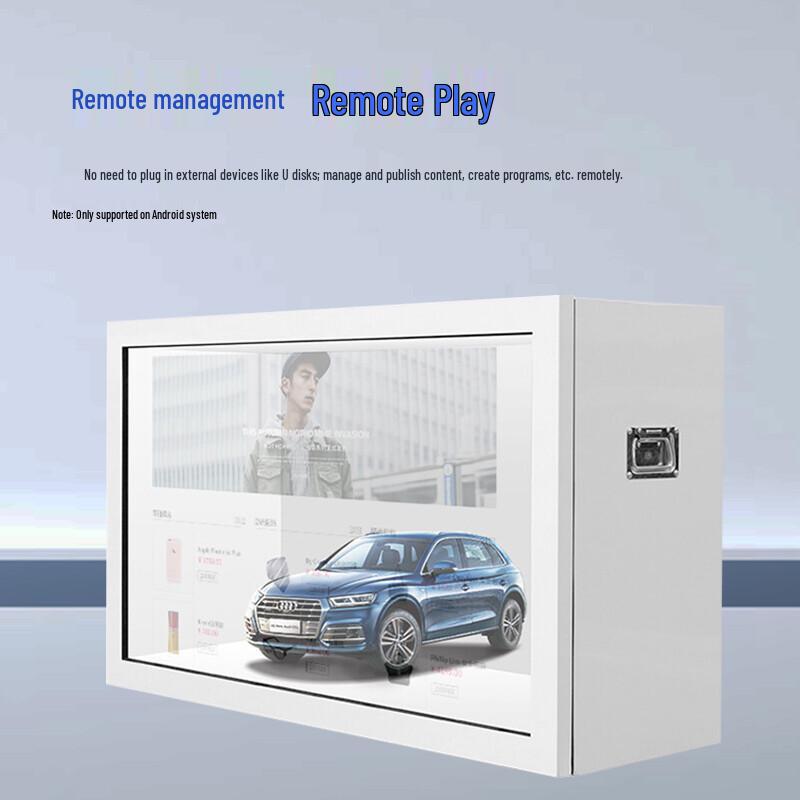 Transparent Touchscreen Display Kiosk CN Plug (adapter Included)