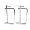 Alloy Clamps Clamping Flat Hand Tool Metal Plastic Slabs Replacement Silver Smooth Spare Parts Stone Slabs Wood