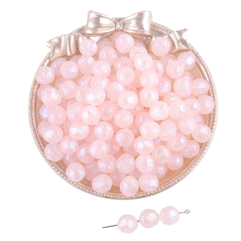 10mm Iridescent Starry Acrylic Bead for DIY Jewelry, Bracelet, and Phone Chain Making