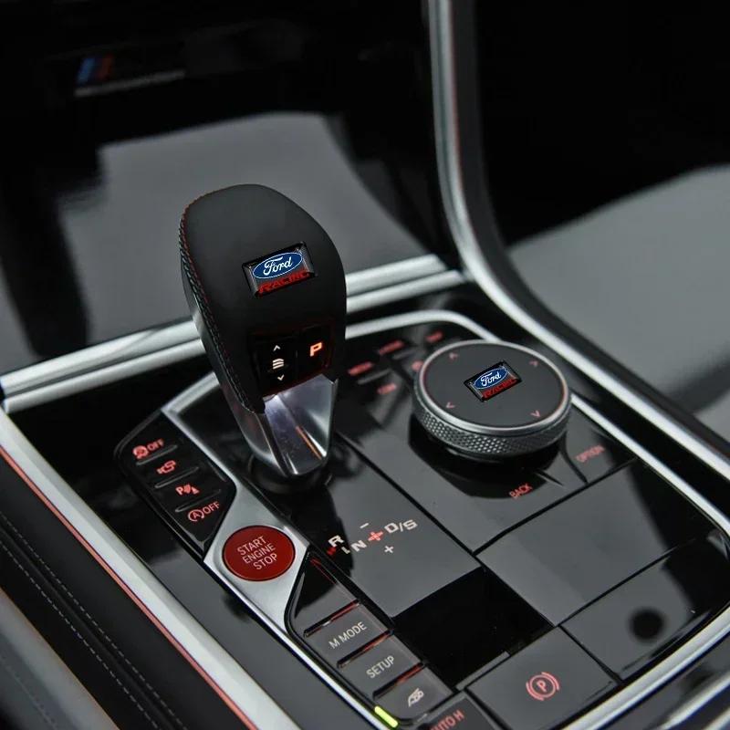 Car Sticker Ford 10PCS Car Steering Wheel Button Multimedia Sticker Logo Decals For Ford Fiesta EcoSport Escort Focus 1 2 3 Mk2