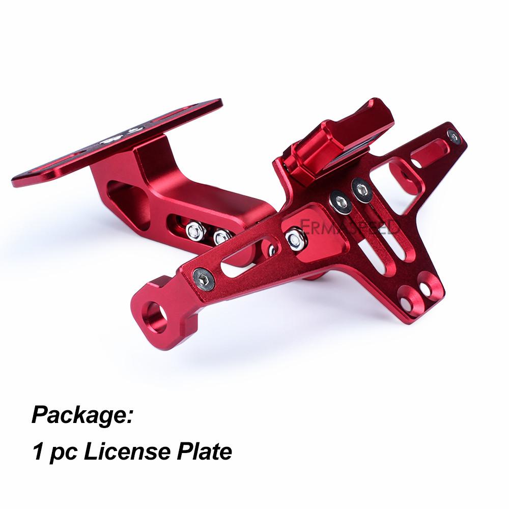 Motorcycle License Plate Frames Holder and Motorcycle LED Turn Signal Light For Motocross Street Bike Motorbike