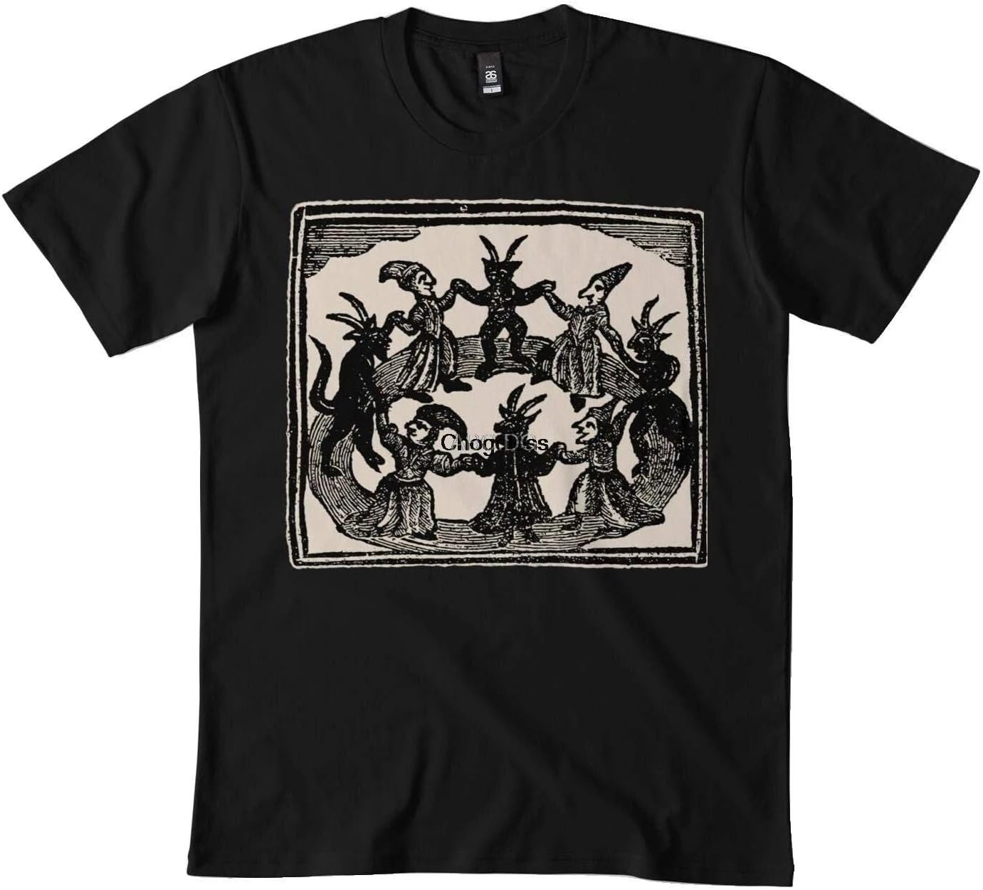 Witches Circle Dance T Shirt for Men T Shirt for Women DMN68 Black 3XL чёрный