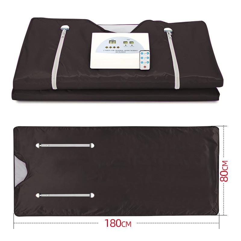 Boost Metabolism Detoxification Sauna Blanket Far Infrared Detox Sweat Steaming Blanket Home Beauty Salon Sauna Device