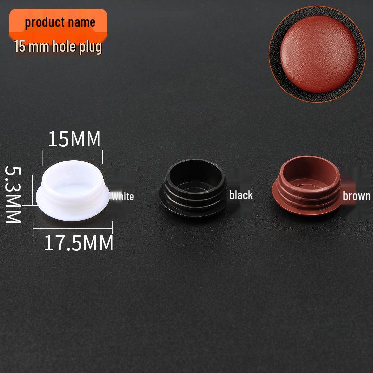 Yingya Furniture Moisture-Proof Plastic Screw Hole & Hinge Plug Cover (5-40mm).