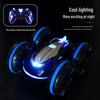 Amphibious Gesture-Controlled Stunt Car with Lights - Double-Sided Remote Control for Kids