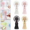 Tragbarer Handventilator Wiederaufladbar Sommergeschenk Leiser Kleiner Handventilator Mini Schreibtischventilator zum Arbeiten Zuhause Camping Büro Angeln