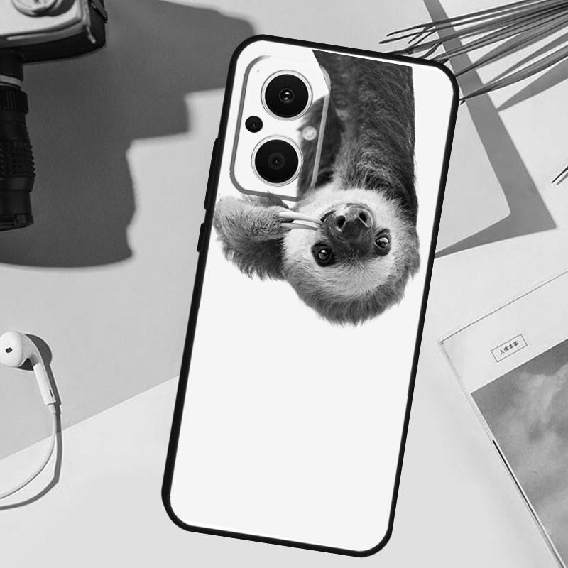 Sloth Case For OPPO Reno 13F 13 12 11 F 8T 7 8 10 Pro OPPO Find X8 X6 Pro X3 X5 Lite Phone Cover