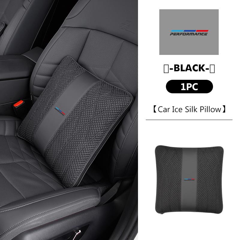 Für BMW Autokissen und Klimaanlagenabdeckung 2-in-1 Eisseide Atmungsaktiv Auto Zubehör E91 E92 E93 E60 F10 F30 E39 E36 E87 X3