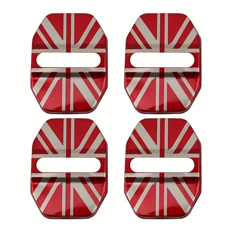 4/2Pcs Stainless Steel Car Door Lock Cover Interior Accessories for Mini Cooper Countryman Clubman R55 R56 R60 F54 F55 F56 F60