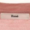Rene Made In Japan Long Sleeve Long Knit Cardigan 36 Pink Women Used