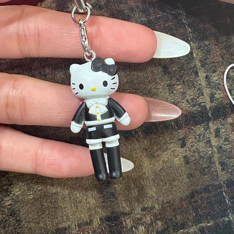 Long Legged s Phone Chain s Long Leg Hellokitty Cartoon Keyring Creative Bag Pendant Keychain on The Phone Gift