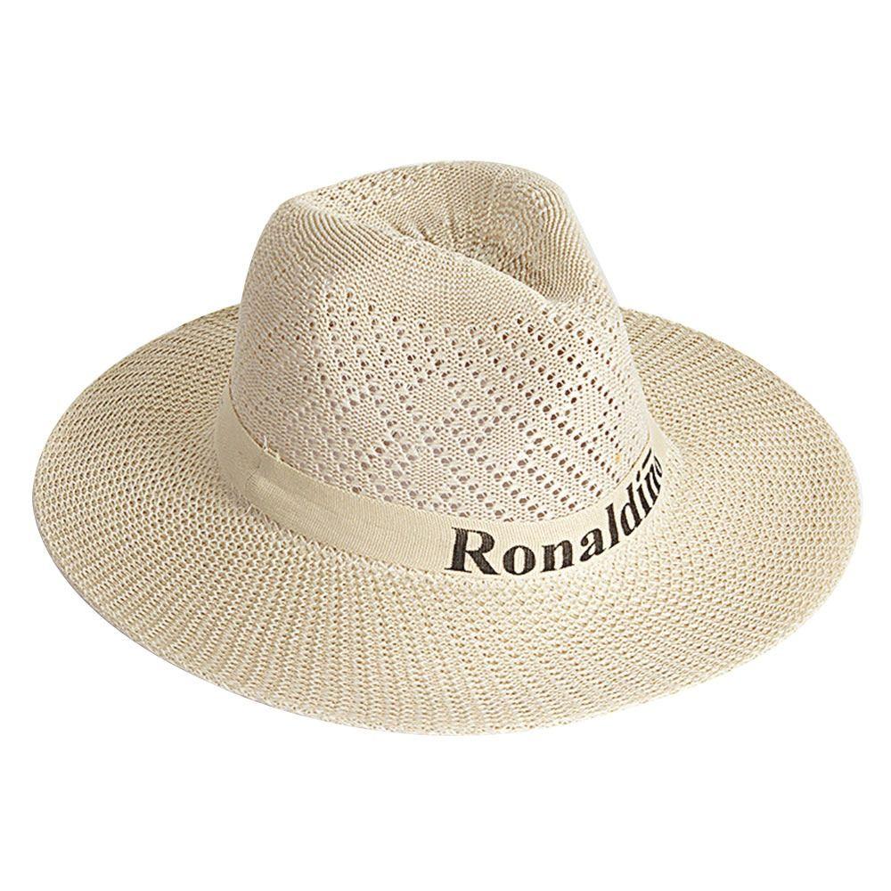 Sun Protection Jazz Hat UV Protect Fisherman Hat Beach Straw Hat Sunscreen Cap  Outdoor