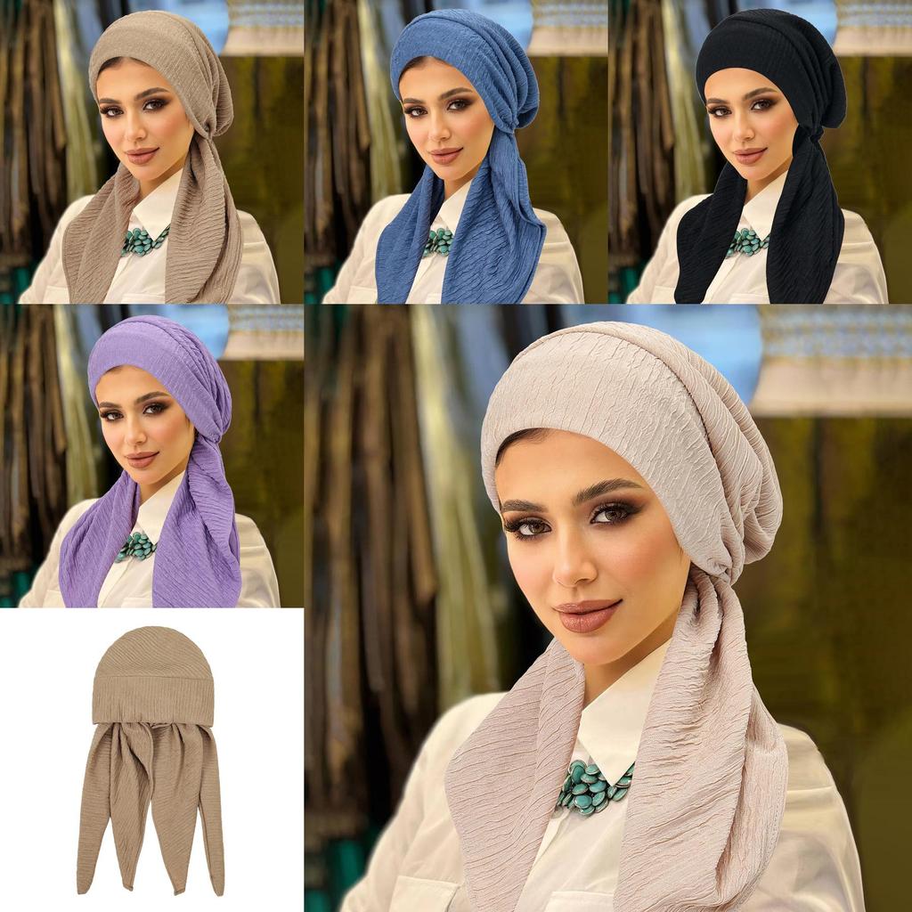 Polyester Womens Headscarf With Breathable Design For Casual Summer And Winter Wear
